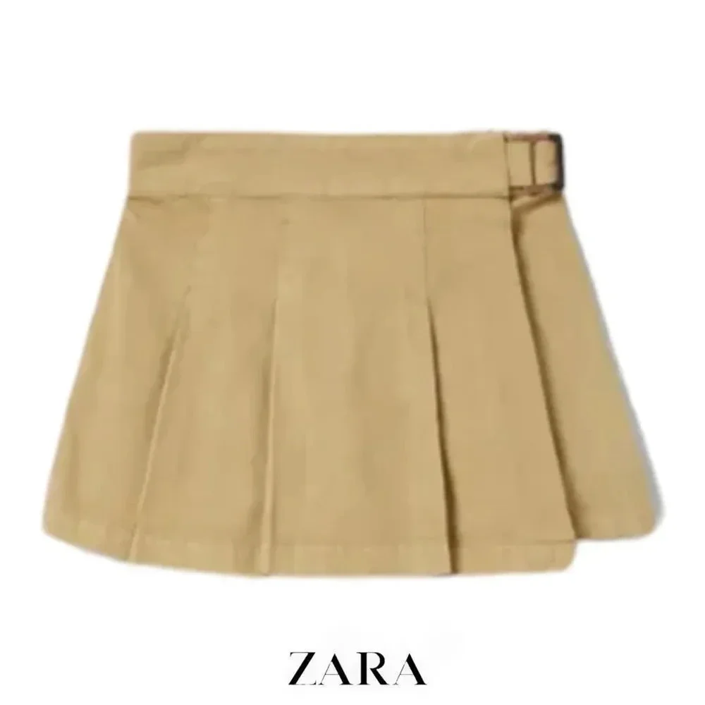 ZARA Kids | Beige | BOX PLEAT SKORT